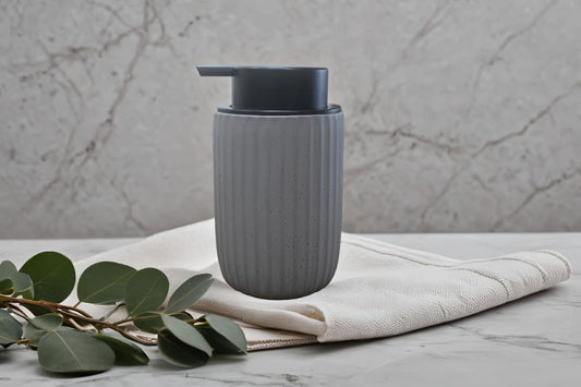 Ceramic Foaming Bottles - Gray