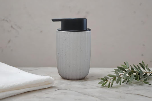 Ceramic Foaming Bottles - Beige